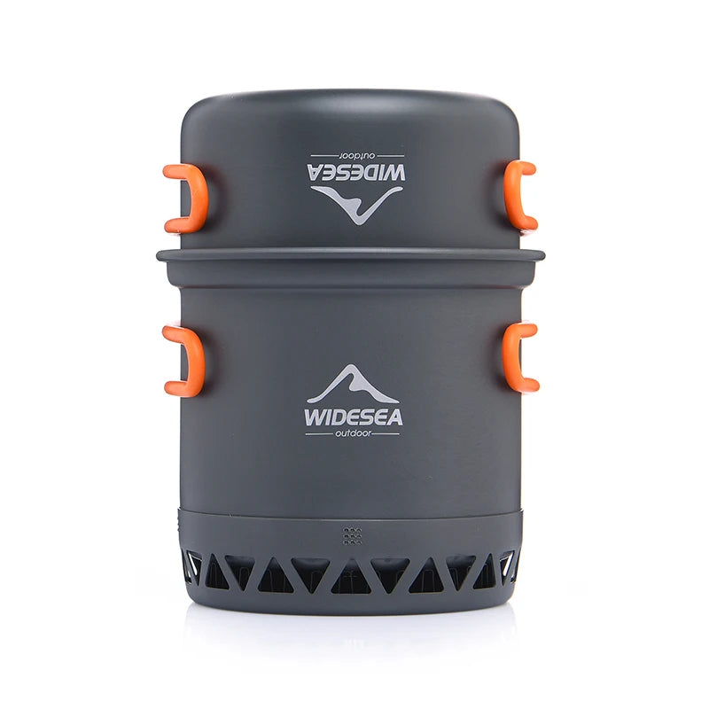Camping Cookware Set 1.3L and 2.3L - Outdoor Cooking Pot, Tableware for Camping and Travel, EP081