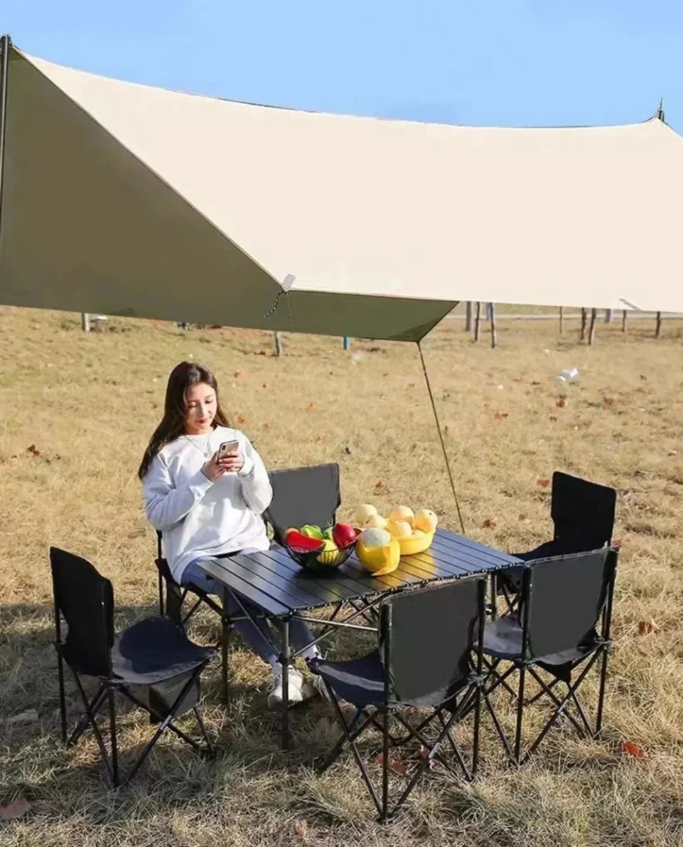 Portable Folding Picnic Table - Lightweight Long Table for Easy Carrying for Camping, Outdoor, EP043