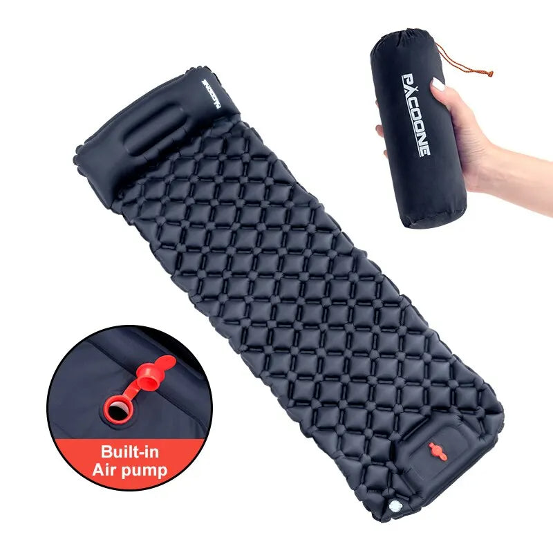 Ultralight Inflatable Camping Mattress with Pillows - Perfect for Camping and Outdoor Adventures, EP062