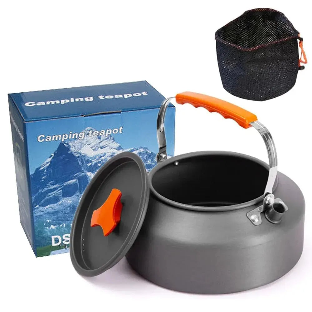 Lightweight Aluminium Alloy Camping Water Kettle - Teapot for Outdoor Cooking, Camping and Picnic, EP080