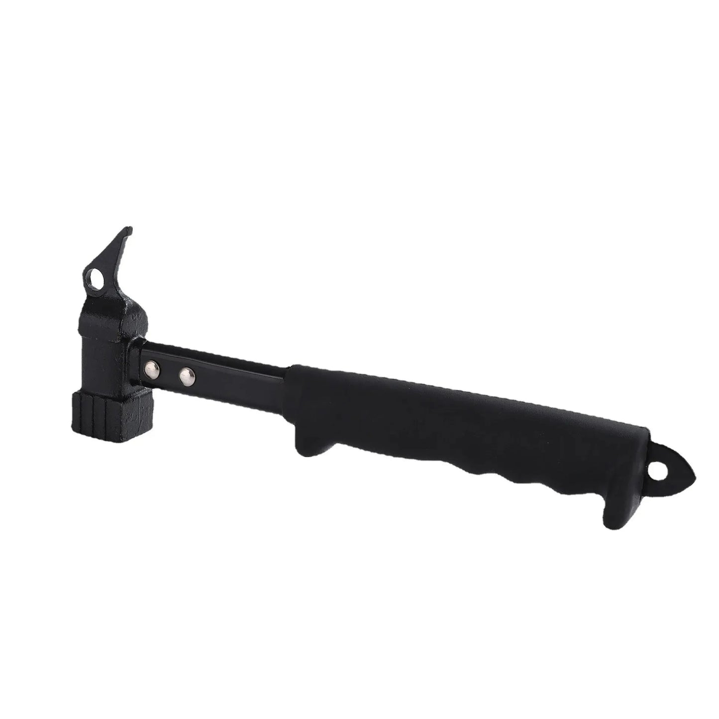 Outdoor Camping Tent Nail Hammer - Cast Iron Hammer with Nail Extractor and Safety Features, EP065