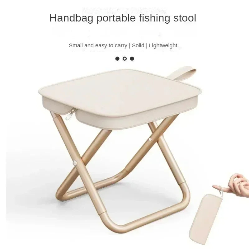 Portable Multifunctional Folding Chair - Ultra-Light Camping Picnic Stool, Fishing Accessories and Outdoor Adventures, EP044