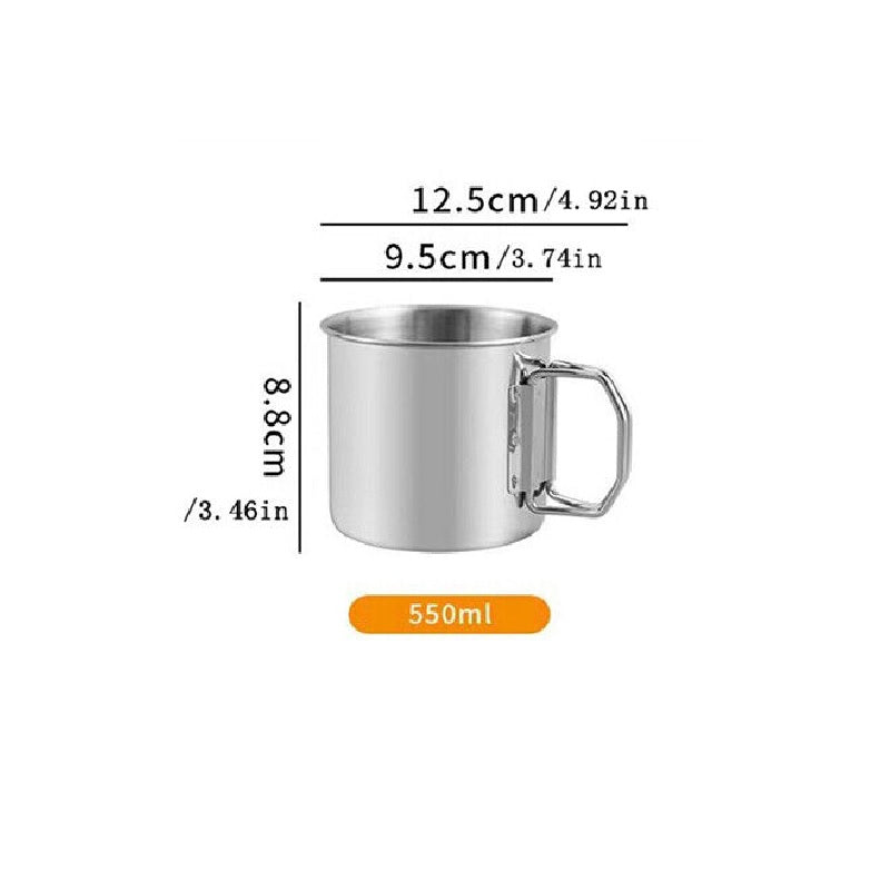 Folding Handle Cup 500ml, EP071
