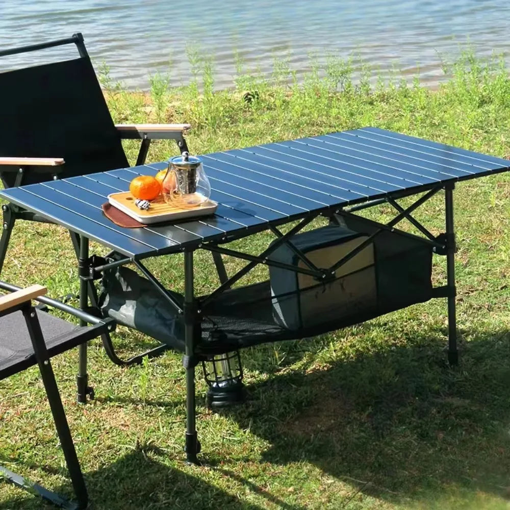 Portable Folding Picnic Table - Lightweight Long Table for Easy Carrying for Camping, Outdoor, EP043