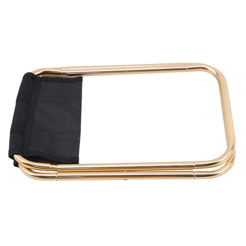 Folding Chair - Portable Ultra-Light Camping Stool with Mini Storage, Aluminum Alloy Outdoor Picnic and Fishing Chair, EP045