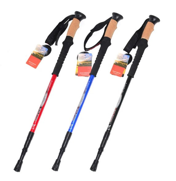 1Pcs Telescopic Nordic Walking Stick With Anti-Shock