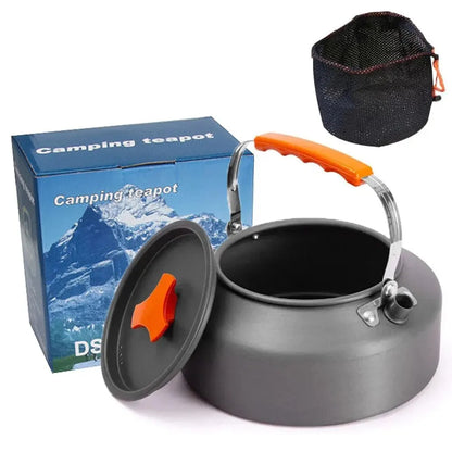 Lightweight Aluminium Alloy Camping Water Kettle - Teapot for Outdoor Cooking, Camping and Picnic