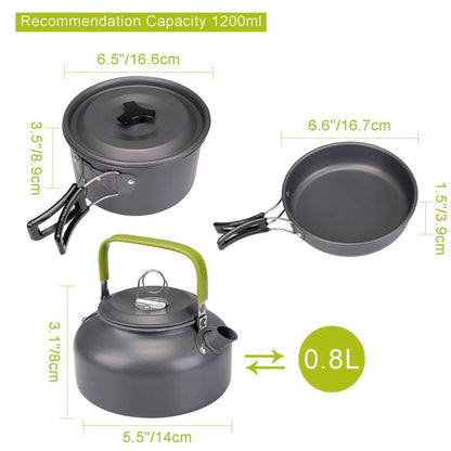 Outdoor Camping Cookware Set