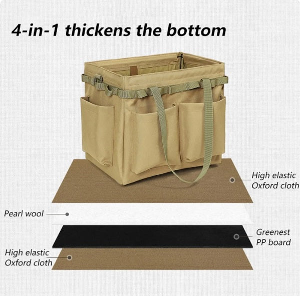 Large Capacity Collapsible Camping Tool Box, EP013