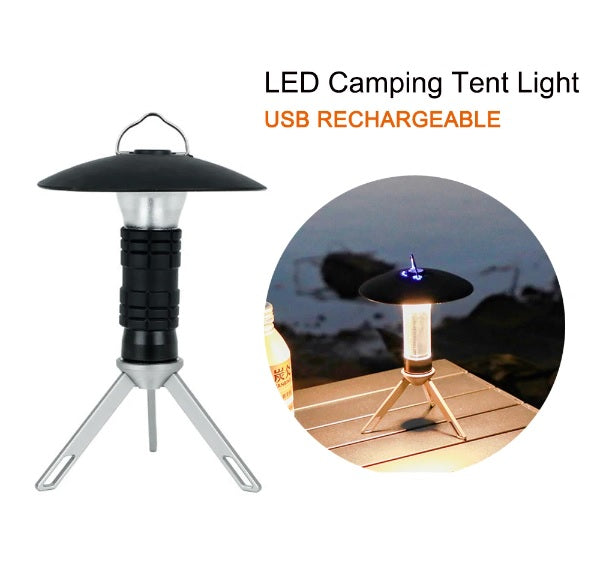 LED Camping Tent Light - USB Rechargeable