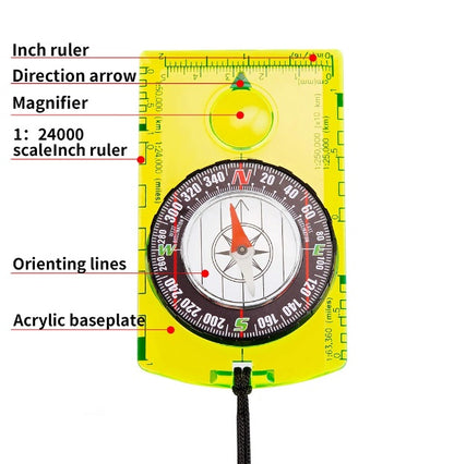 Waterproof Compass For Outdoor Activities