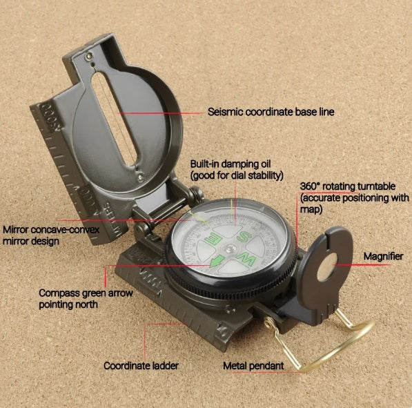 2023 New Portable Folding Compass