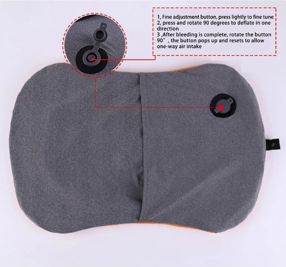 Inflatable Foldable Pillow Outdoor Travel Trip