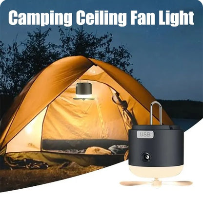 Camping Light with Fan