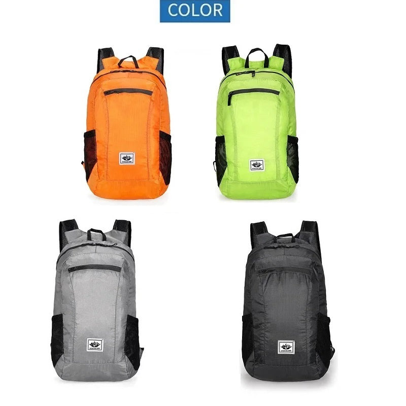 20L Lightweight Hiking Backpack - Foldable Waterproof Ultralight Travel Pack for Camping, Outdoor Activities, EP002