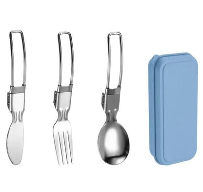 Compact 3-piece Stainless Steel Cutlery Set