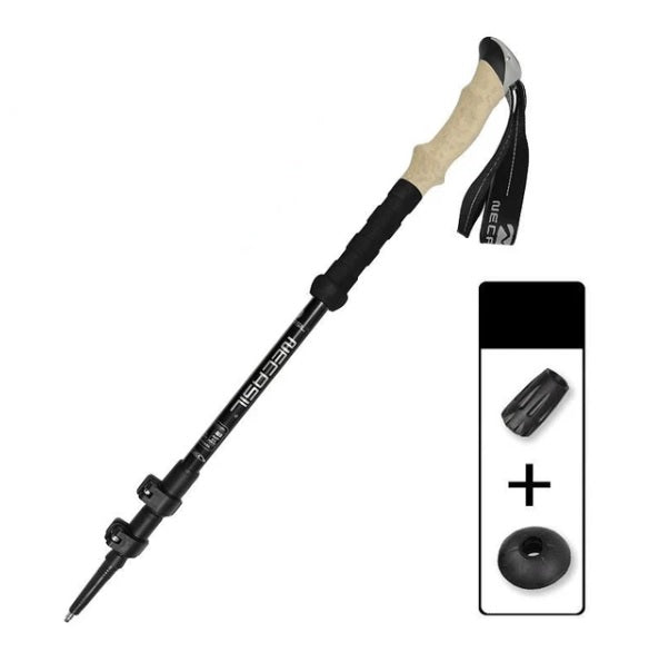 1 Pcs 135cm Aluminum Anti-Shock Walking Stick