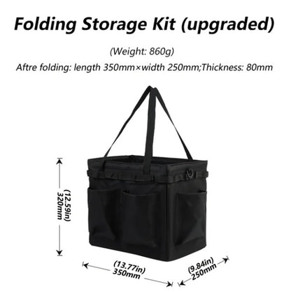 Large Capacity Collapsible Camping Tool Box, EP013