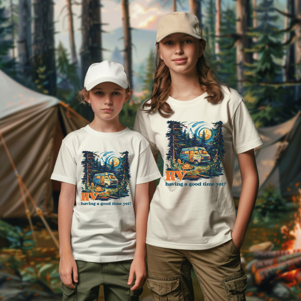 Unisex Camping T-Shirt, Outdoor Adventure Graphic Tee for Men and Women CAM002