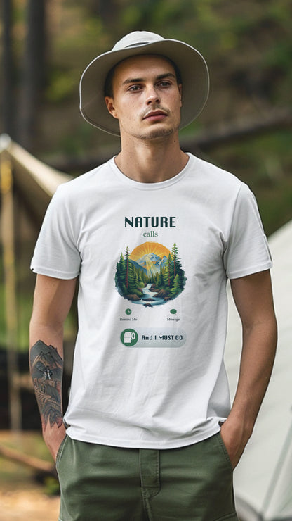 Unisex Camping T-Shirt, Outdoor Adventure Graphic Tee for Men and Women CAM005