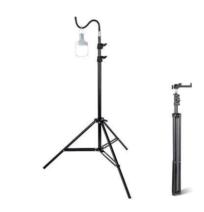 Adjustable And Lightweight Tripod Stand, Perfect For Outdoor Camping And As A Floor Lamp Holder