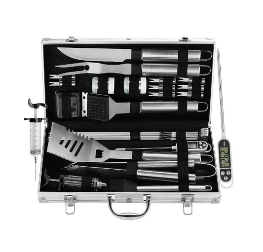 24Pcs BBQ Grill Tools Set