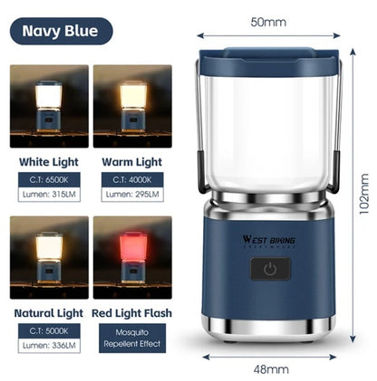 Compact Type-C Rechargeable LED Lantern For Camping