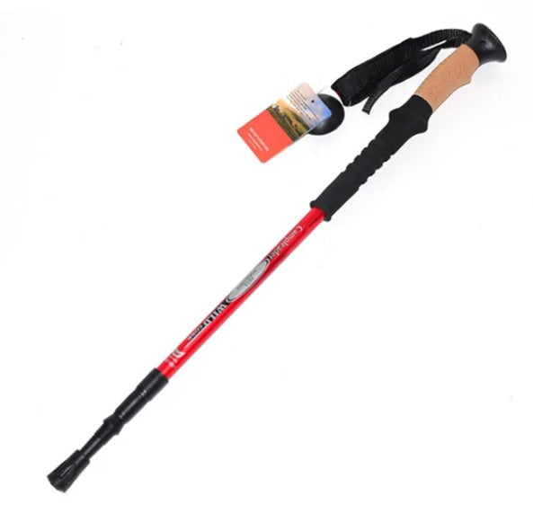 1Pcs Telescopic Nordic Walking Stick With Anti-Shock