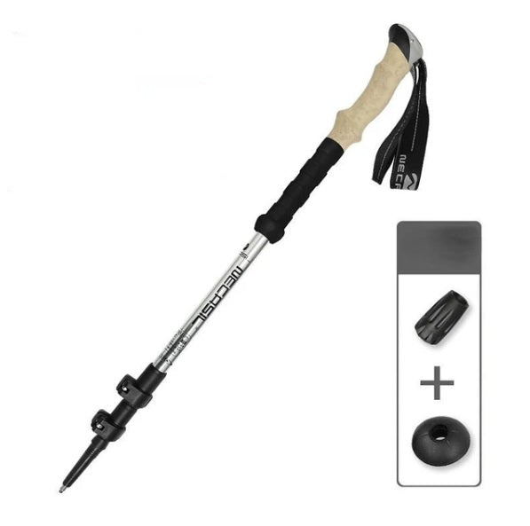 1 Pcs 135cm Aluminum Anti-Shock Walking Stick