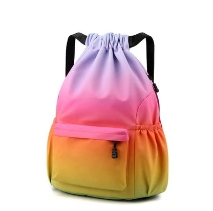 Waterproof Nylon Bundle Pocket Backpack, EP012