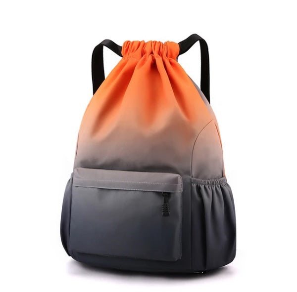 Waterproof Nylon Bundle Pocket Backpack, EP012