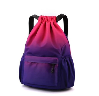 Waterproof Nylon Bundle Pocket Backpack, EP012