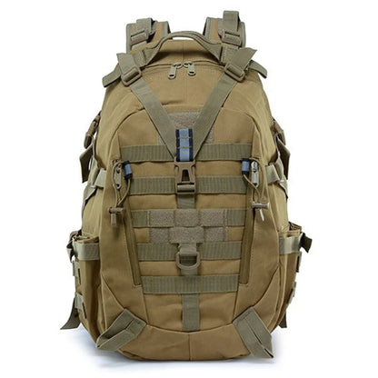 40L Tactical Camping Backpack - Travel Hiking Rucksack for Men, Reflective Outdoor Climbing and Fishing Bag, EP001